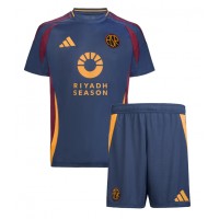 Echipament fotbal AS Roma Enzo Le Fee #28 Tricou Treilea 2024-25 pentru copii maneca scurta (+ Pantaloni scurti)